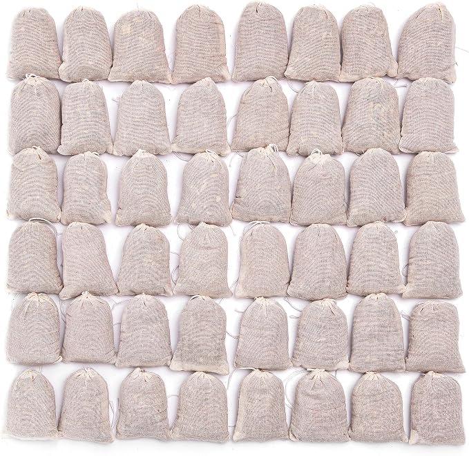 Lavande Sur Terre Pack of 48 Cedar Sachets Bag, Red Cedar Chips Sachets for Clothes Storage, Home Fragrance Sachet for Drawers and Closets, LV-F-CC-3
